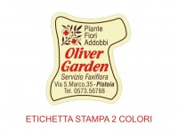 Etichette adesive per fioristi, fiorai e vivaisti (mm 35x30)  (cod.23G)